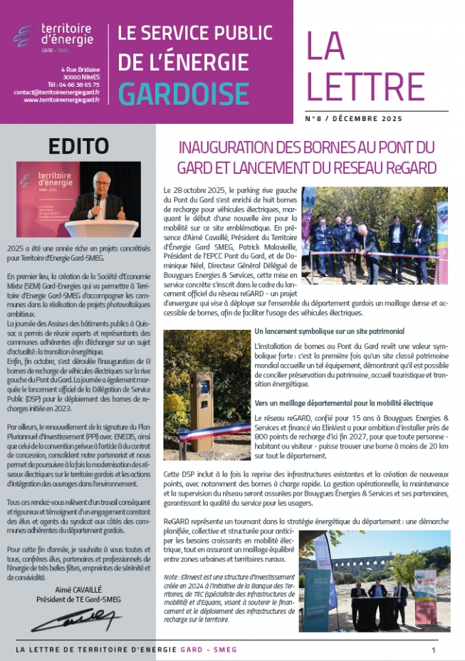 Lettre d'info #8 - D�cembre 2025