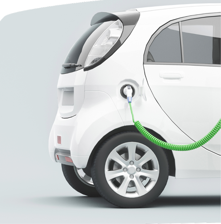 Disque de stationnement vert pour vehicules electriques